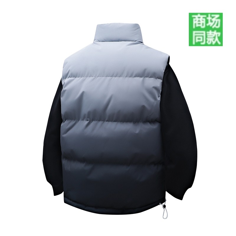 品牌专区丨一折丨秋冬季男士羽绒马甲立领青年百搭休闲渐变色外套,淘宝优惠券,粉丝福利购,淘宝优惠卷