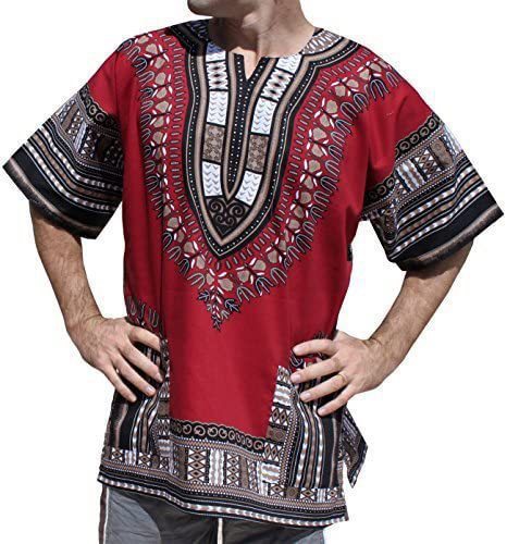Men's African shirt short sleeve 男士非洲民族风衬衫短袖衬衣 - 图1