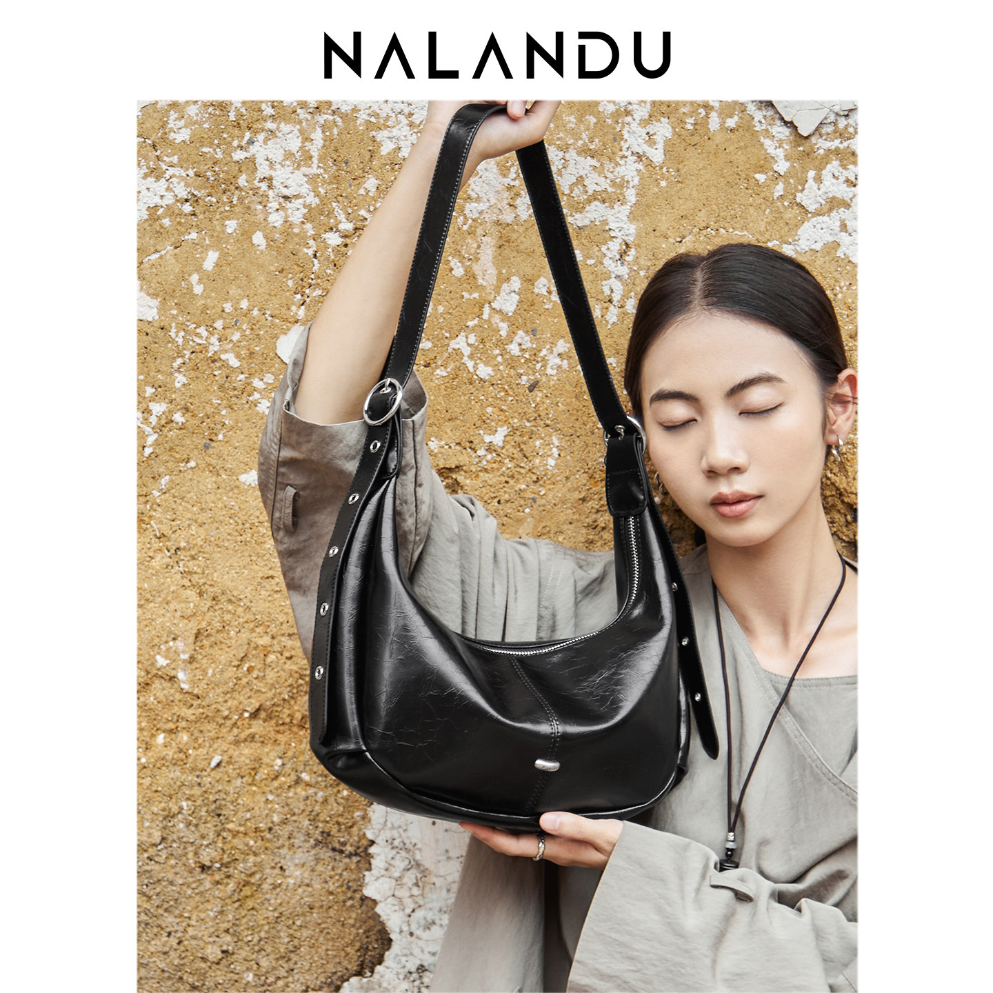 纳兰杜帆舟包包女式2025新款秋冬斜挎包女包通勤百搭托特包单肩包,淘宝优惠券,粉丝福利购,淘宝优惠卷