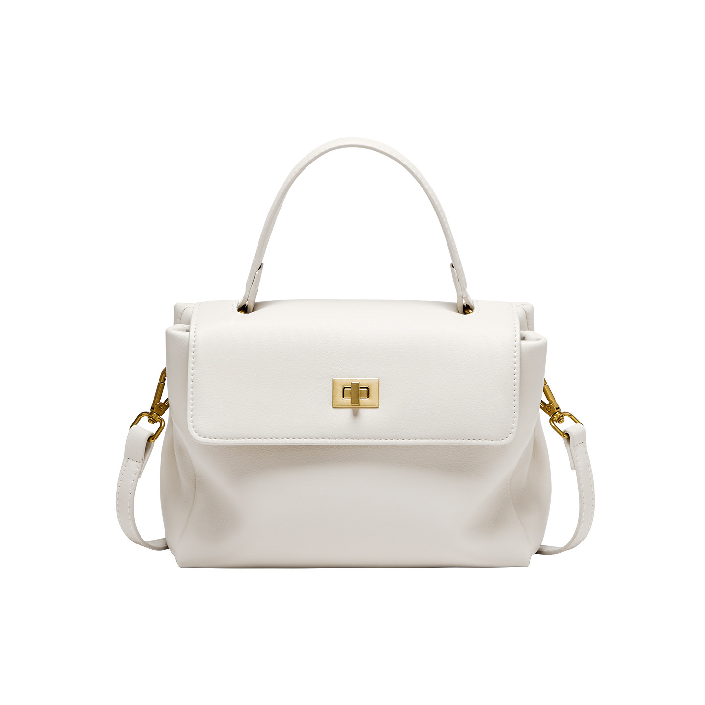 纳兰杜白色包包女士2025新款手提包高级感通勤斜挎小方包真皮女包,淘宝优惠券,粉丝福利购,淘宝优惠卷