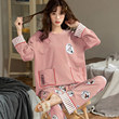 Pajamas Women's Spring and Autumn Pure Cotton Long Sleeve Winter Cotton Korean Version 2022 New Student Home Furnishing Set