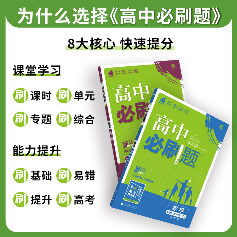 2024高中必刷题数学物理化学生物必修一1二三人教版必刷题高一高二下册上册英语文政治历史地理教辅资料练习册选择性必修四狂k重点-图1