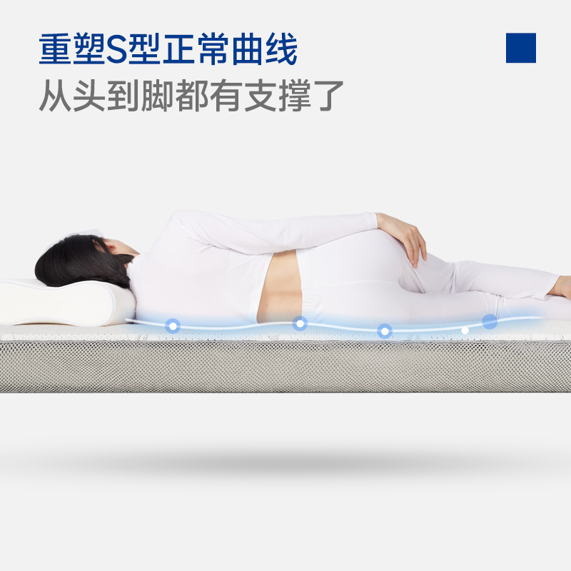 梦百合零压记忆棉慢回弹银离子防螨0压床垫加厚榻榻米舒逸薄垫 - 图1