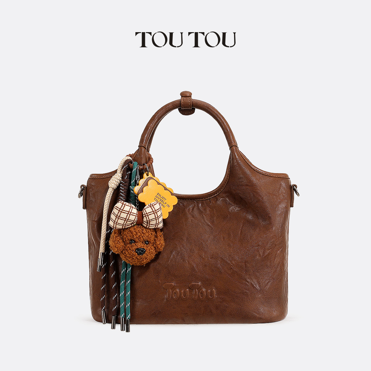 TOUTOU透透肉松小狗菜篮子托特包通勤百搭hobo腋下斜挎包生日礼物,淘宝优惠券,粉丝福利购,淘宝优惠卷