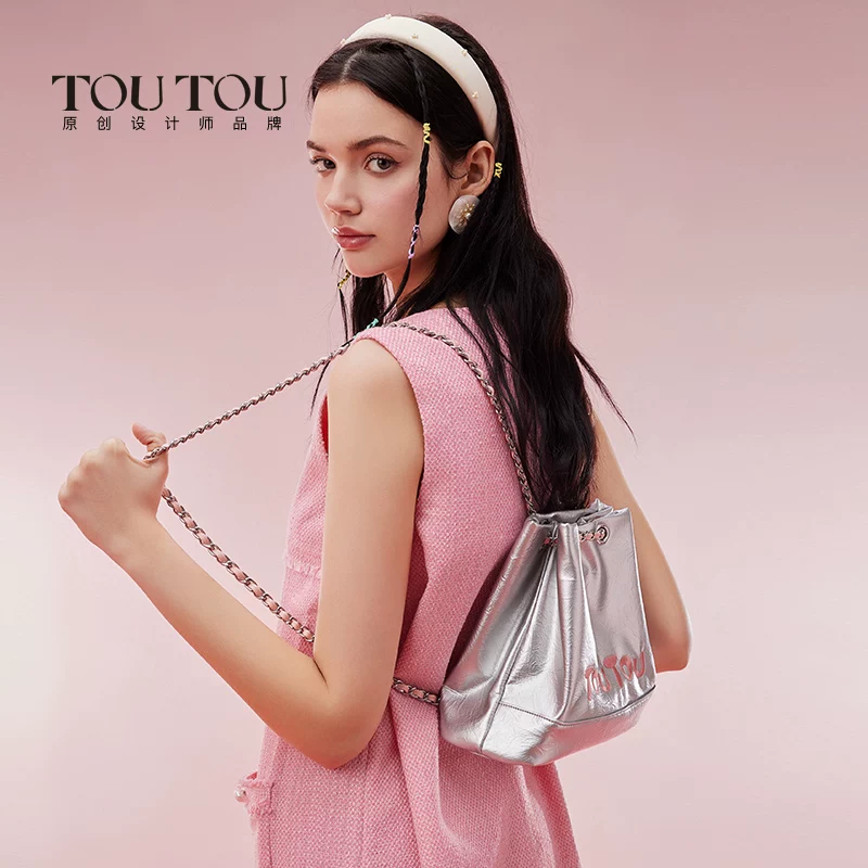 Genuine small design backpack, shoulder bag, 2023 collection