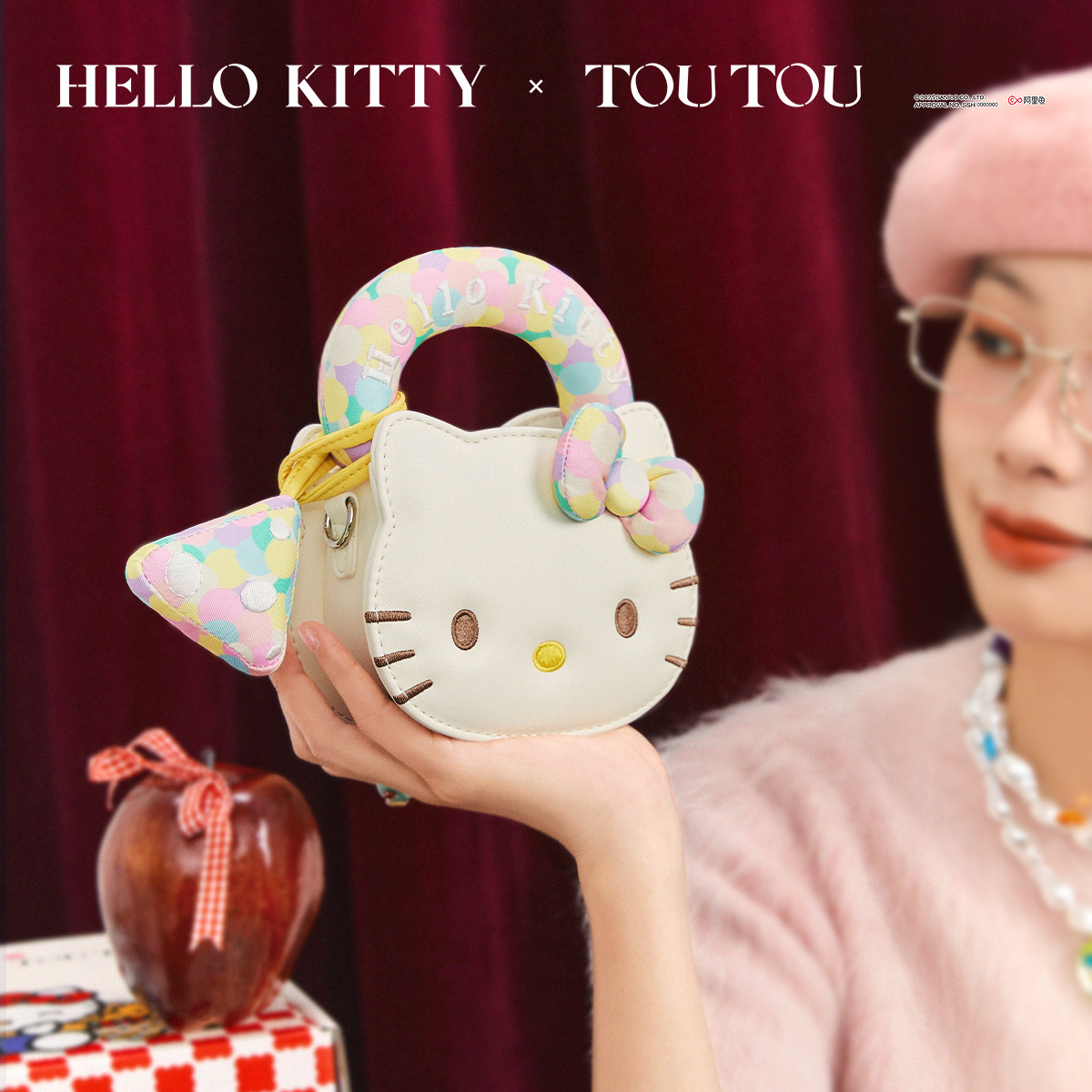 新年礼物TOUTOUhellokitty凯蒂猫三丽鸥周边糖果手提包可爱女童包,淘宝优惠券,粉丝福利购,淘宝优惠卷