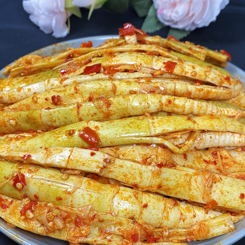 江西特产小山笋酸辣脆嫩腌酸笋小竹笋零食下饭菜泡菜小吃即食 - 图1