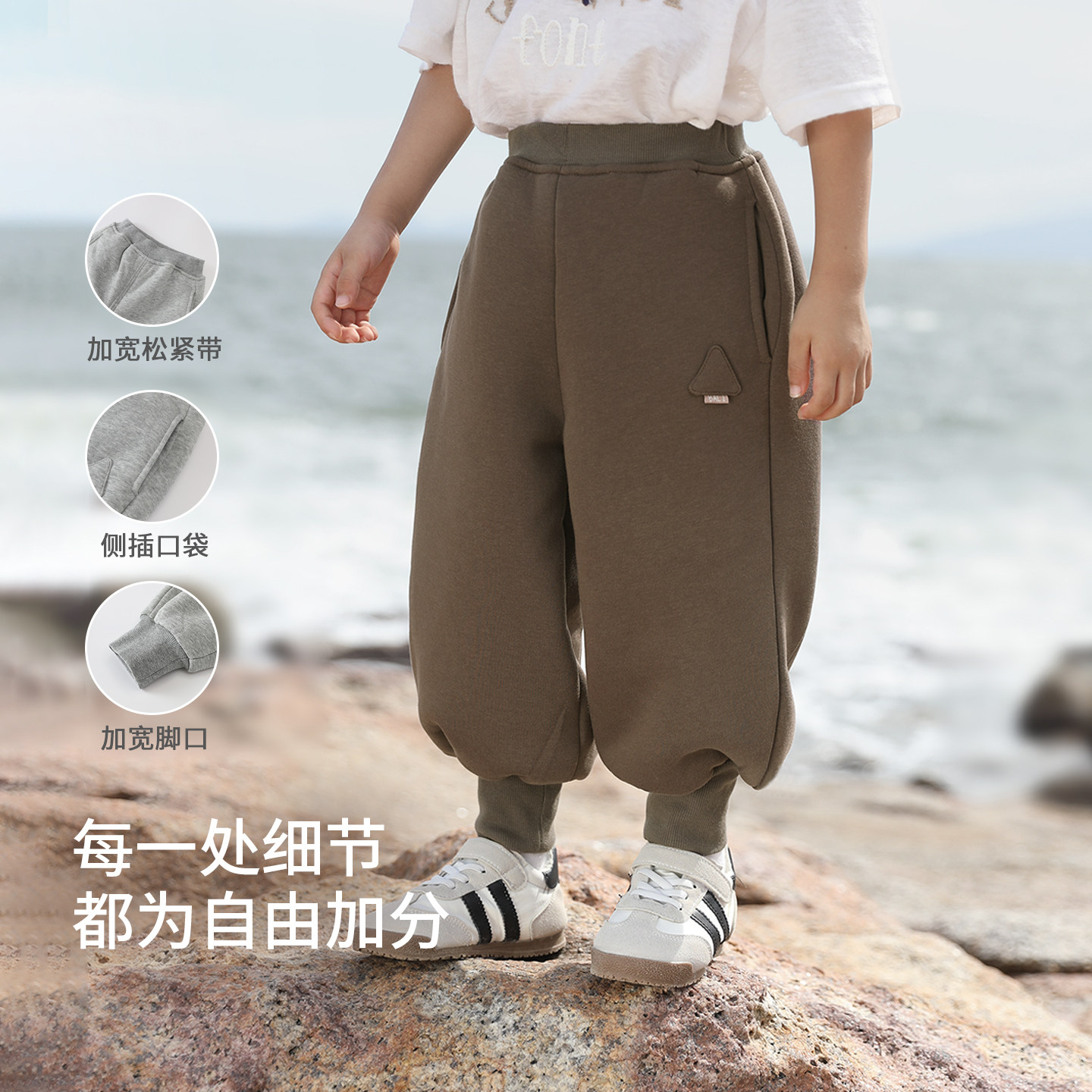 男童加绒裤子秋冬儿童加厚羊羔绒保暖长裤婴儿女童冬装宝宝休闲裤,淘宝优惠券,粉丝福利购,淘宝优惠卷