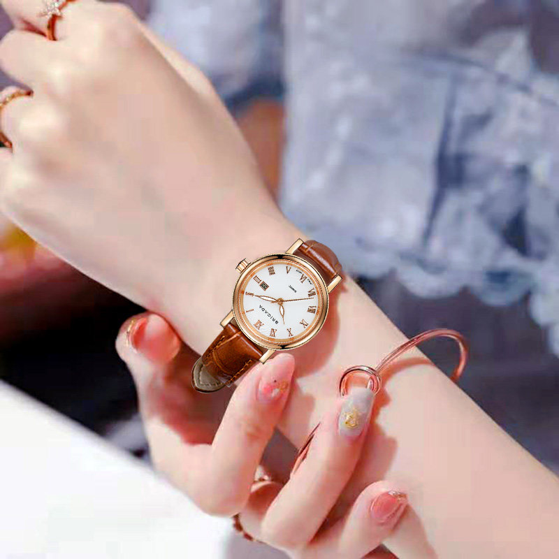 宝茄达正品小女士简约气质时尚女表 brigada国产腕表