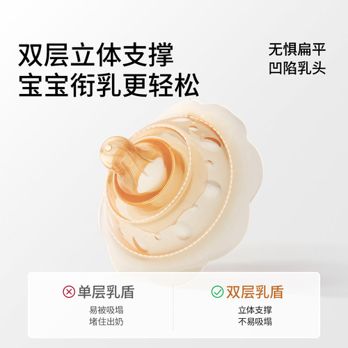 嫚熙乳盾超薄奶盾喂奶神器乳头内陷辅助保护罩大乳头仿哺乳奶嘴 - 图2