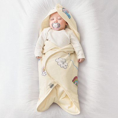 【抱抱人联名】嫚熙婴儿包被初生宝宝包单防惊跳包巾四季外出抱被