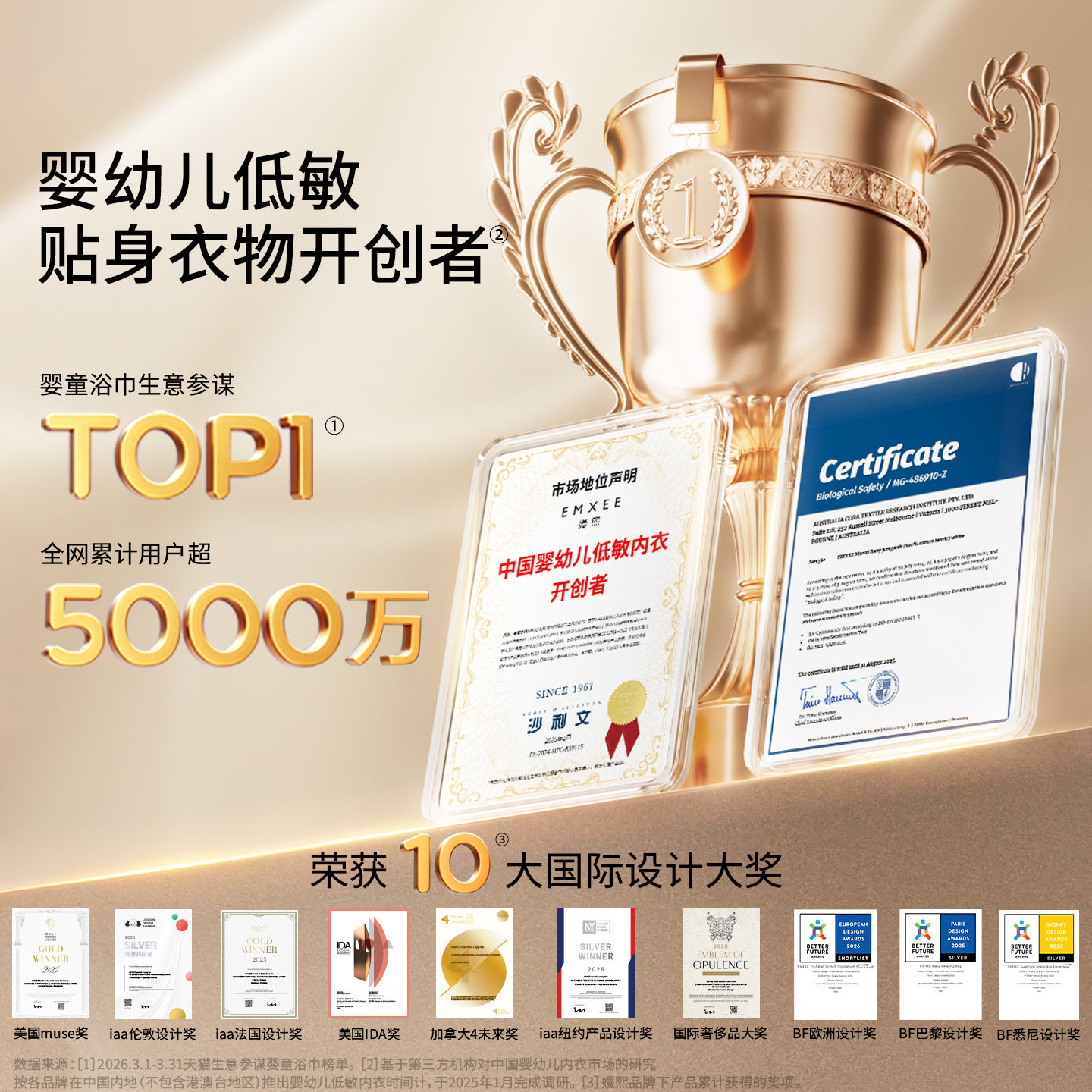 嫚熙婴儿纱布浴巾纯棉宝宝新生儿童浴巾超软洗澡吸水包巾洗浴用品