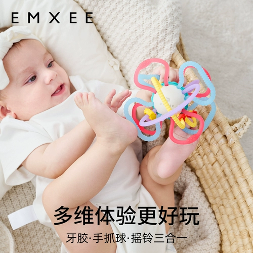 Детский прорезыватель, жевательная хваталка для правильного прикуса, игрушка, пищевой силикон