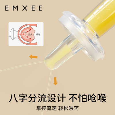 嫚熙防呛喝水喂药器婴儿喂药神器