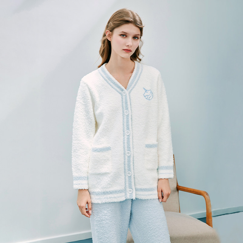 【新品】嫚熙秋冬孕妇月子服喂奶睡衣 嫚熙家居服套装