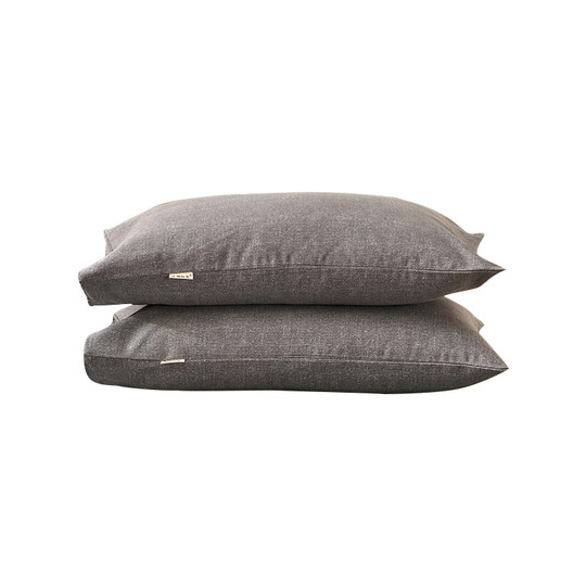 Summer old coarse cloth pillowcase pair large adult cotton pure cotton thickened summer single pillowcase