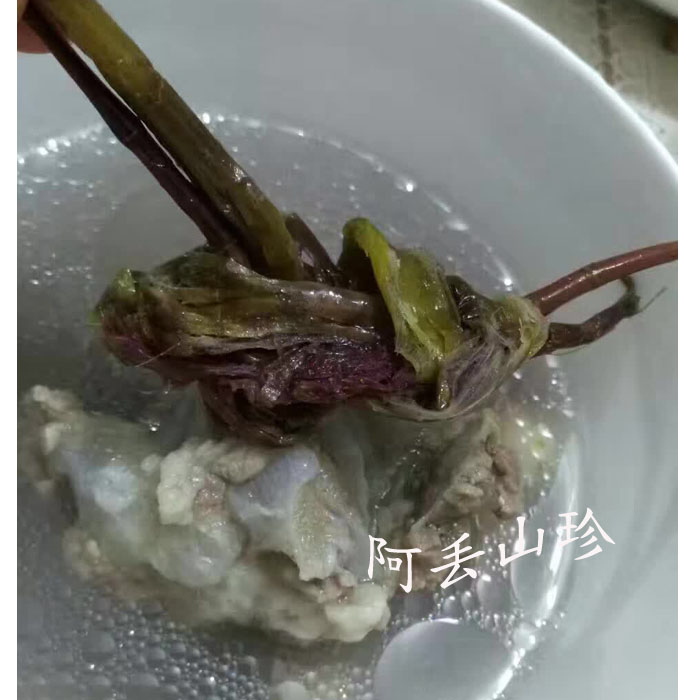 广西金秀大瑶山 农家土特产 鲜紫皮石斛 茶汤  250g 6月花期 新品