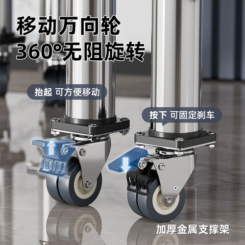 双筒半自动洗衣机底座可移动万向轮脚架双缸固定增高托架通用架子 - 图2