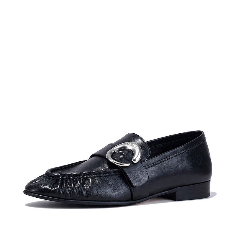 BellaLily新款平底气质小皮鞋女羊皮单鞋时尚制服乐福鞋,淘宝优惠券,粉丝福利购,淘宝优惠卷