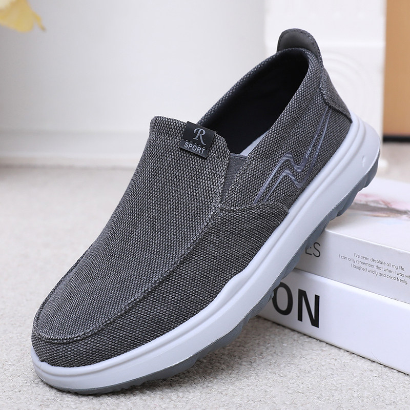 老北京布鞋男帆布鞋透气休闲板鞋一脚蹬爸爸鞋轻便软底宽松懒人鞋,淘宝优惠券,粉丝福利购,淘宝优惠卷