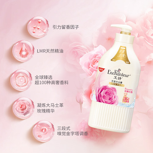 艾诗香氛沐浴露套装持久留香沐浴乳女士家庭装官方正品品牌旗舰店 - 图1