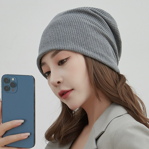 Демисезонная брендовая черная цветная шерстяная трикотажная шапка, популярно в интернете, в корейском стиле