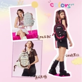 Мигающий вместительный и большой ранец, сумка через плечо, рюкзак для школьников, ноутбук, в американском стиле