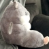 Hamster dễ thương ấm tay gối ghế sofa eo đệm xe hơi văn phòng nghỉ trưa lớn sử dụng kép điều hòa không khí chăn - Trở lại đệm / Bolsters gối kèm mền 2 in 1 Trở lại đệm / Bolsters