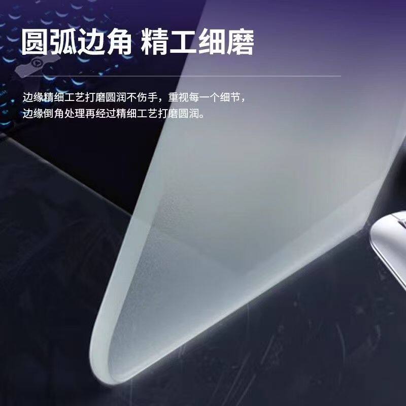 定制布纹玻璃鼠标垫电竞顺滑光伏玻璃鼠标垫发电光伏现货玻璃垫