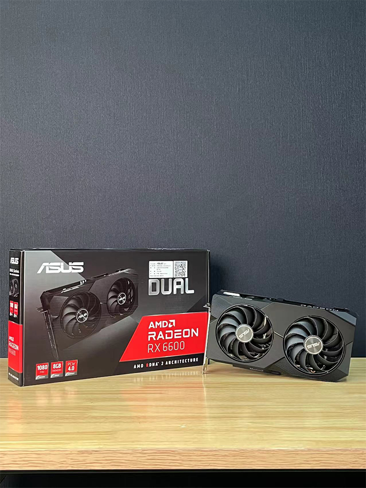 华硕 ASUS DUAL-RX6600-8G V2/RX6750GRE电竞游戏显卡独立显卡 - 图2