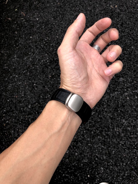 New style classic textured smooth buckle watch strap