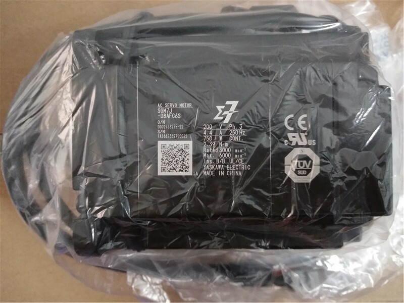 7系列750W SGM7J-08AFC6S安川伺服电机马达 9成新议价_虎窝淘