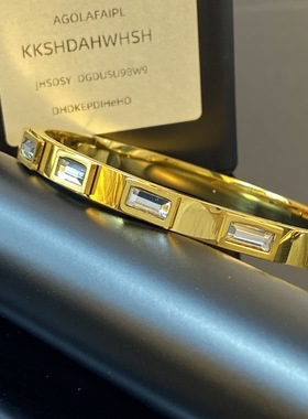 欧美手镯ins钛钢复古女