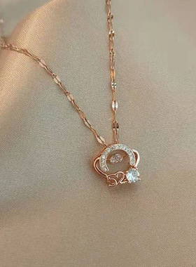 520项链炫小虫钛钢嘴唇链