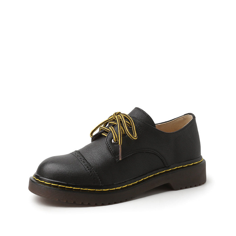 2025春秋新款真皮深口单鞋女平跟休闲皮鞋百搭圆头舒适平底女鞋,淘宝优惠券,粉丝福利购,淘宝优惠卷