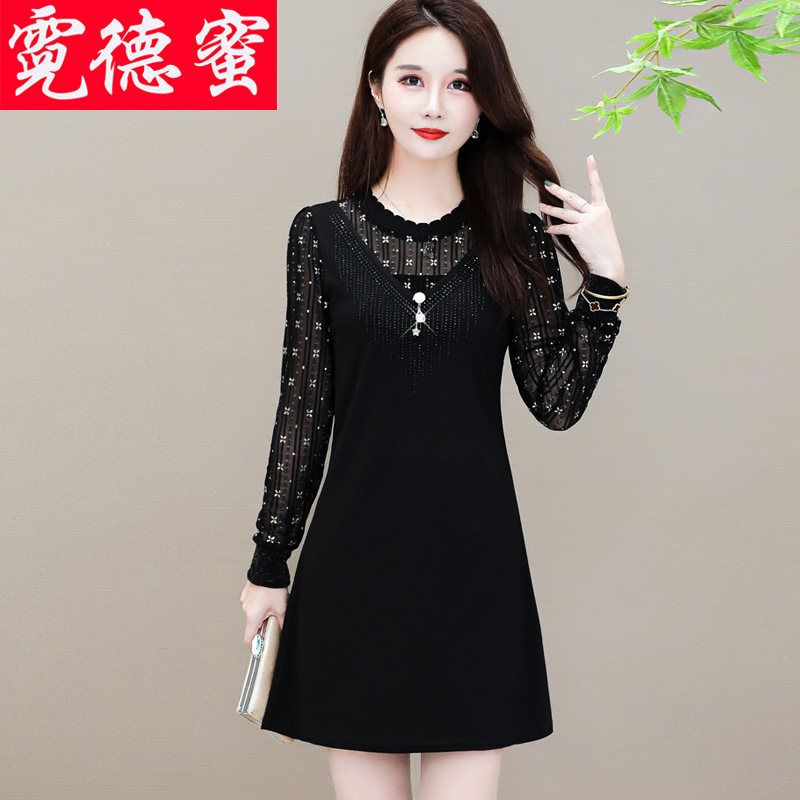 春秋冬烫钻长袖女洋气女人味打底衫 霓德蜜T恤