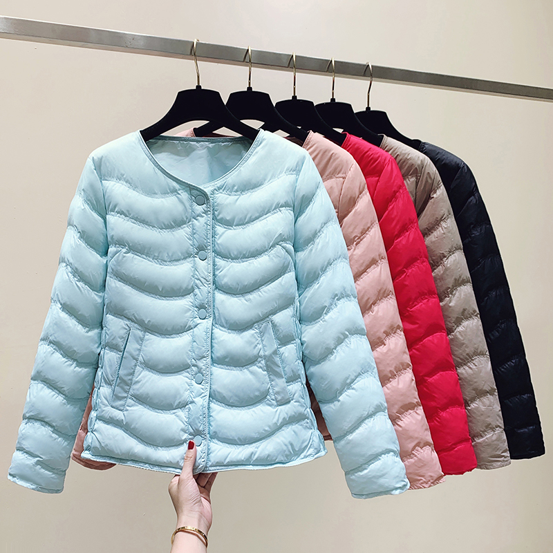 【只要49.9】轻薄棉服女秋冬短款内搭