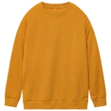 Хлопковый демисезонный свитшот, тонкая базовая белая толстовка, в американском стиле, большой размер