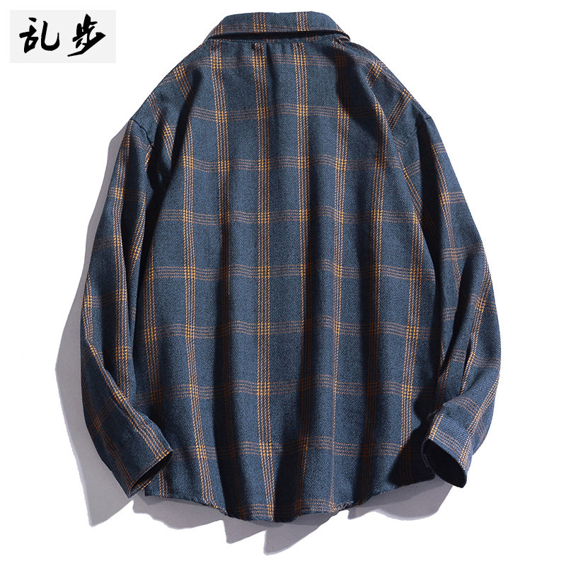 衬衫男长袖2020春季新款韩版潮流格子休闲百搭上衣外套帅气打底衫,淘宝优惠券,粉丝福利购,淘宝优惠卷