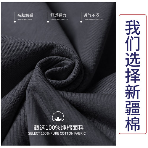 美式纯棉背心男士夏季外穿运动健身重磅无袖t恤宽松透气坎肩汗衫 - 图1
