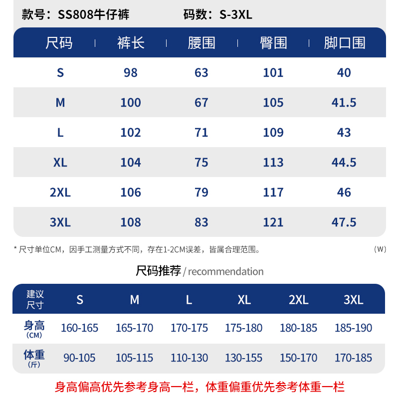 牛仔裤春夏季男士宽松阔腿裤百搭垂感休闲直筒裤中蓝色长裤子男款