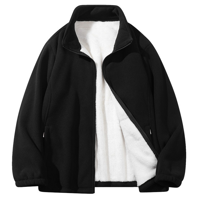 Polar fleece jacket winter fleece thickened warm jacket