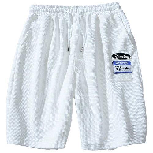 Летние шорты, трендовые брендовые спортивные штаны, на шнурках, свободный крой