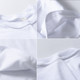 Ranpo Heavyweight Pure Cotton Solid Color Short Sleeve T-Shirt Men's