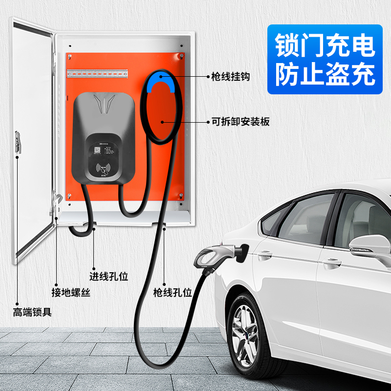 五菱新能源miniEV宝骏E200充电桩保护箱专用汽车防护箱立柱电箱 - 图1
