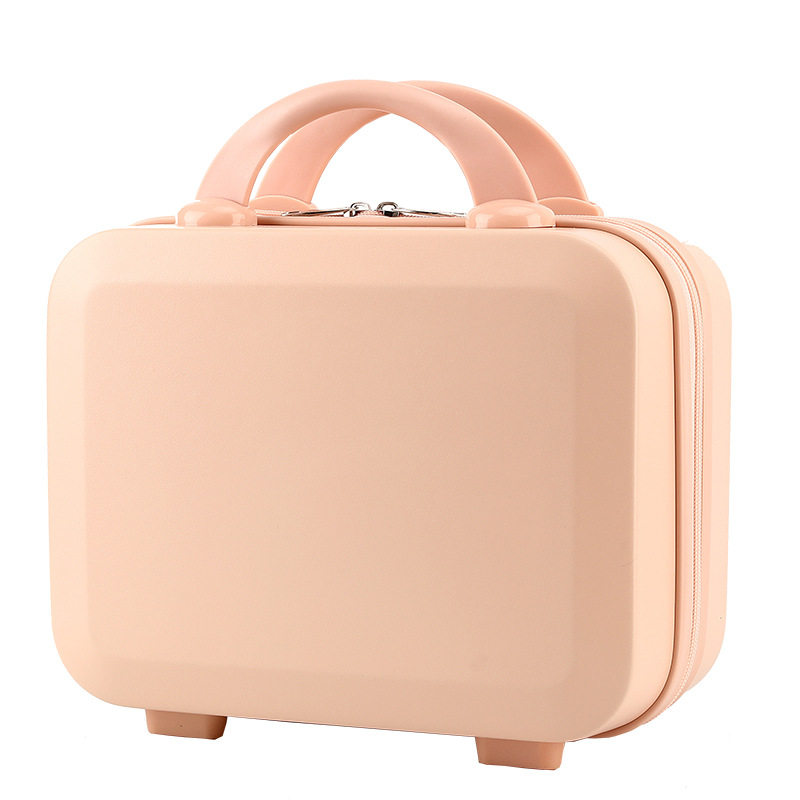 日式14寸可爱化妆箱小型轻便手提箱 银盾箱包旅行箱