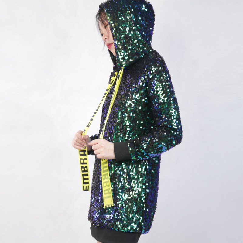 hodoyi新款街头少女字母系带女卫衣 hodoyi连衣裙