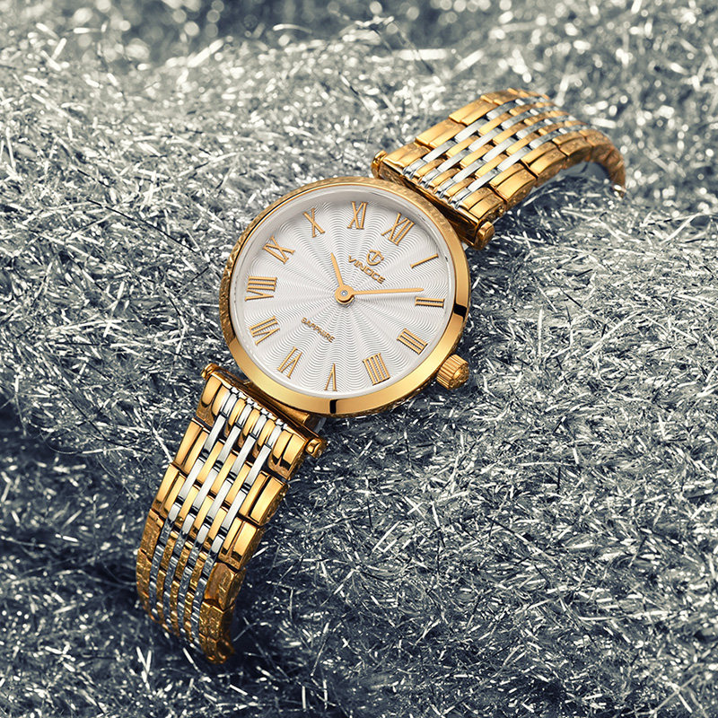 威诺时正品女小表盘超薄防水石英表 vinoce威诺时汇吉国产腕表