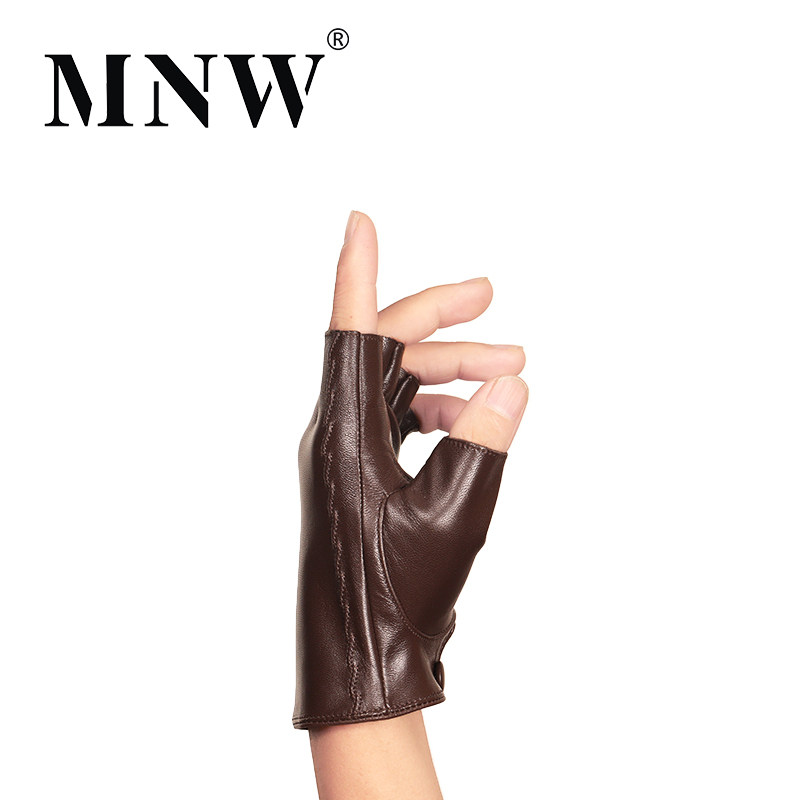 进口小山羊皮半指手套男薄款加绒保暖全皮驾驶开车真皮半指手套男,淘宝优惠券,粉丝福利购,淘宝优惠卷