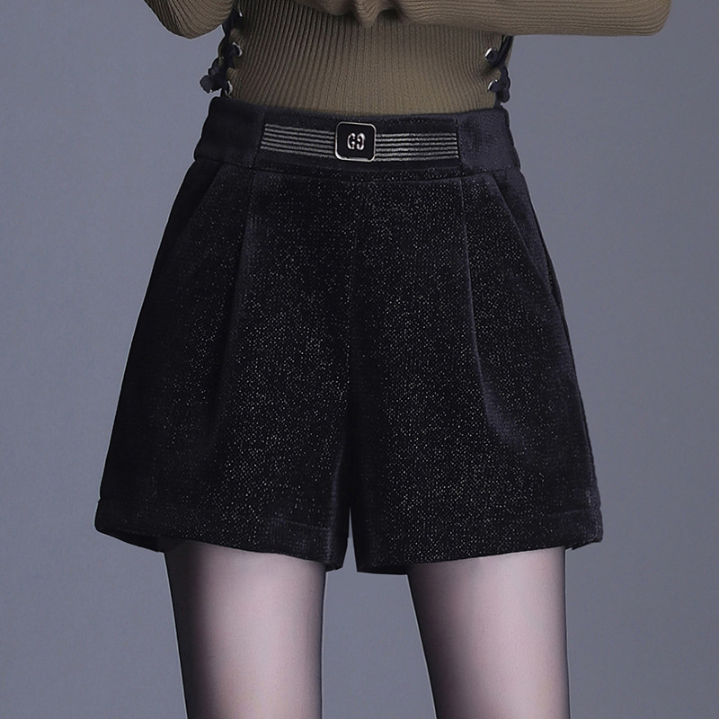 2020秋冬新品气质短款高腰女短裤 尊茹女装休闲裤